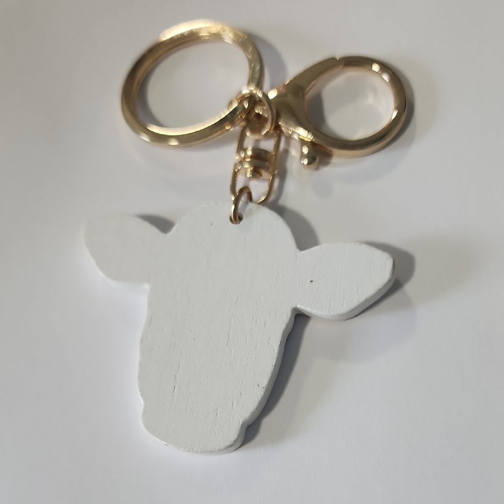 Cow Print Keychain - Picture 3 of 3
